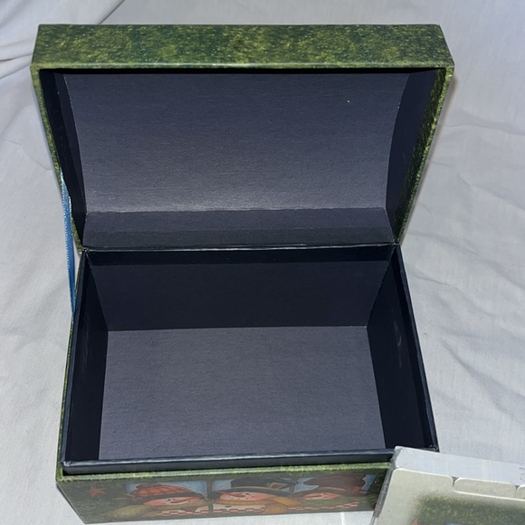 Snowman Recipe box with recipe cards - Picture 3 of 11